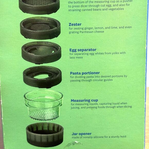 Weight Watchers Complete Prep Set 9-in-1 Kitchen New Open Box Juicer Zester Egg - Picture 5 of 6